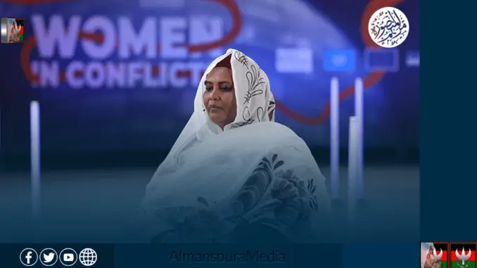 الدكتورة مريم المهدي تشارك في النقاش حول قيادة المرأة في الننزاعات